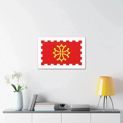 Flag of Aude France 2 - Canvas Wall Art - The Sticker Space