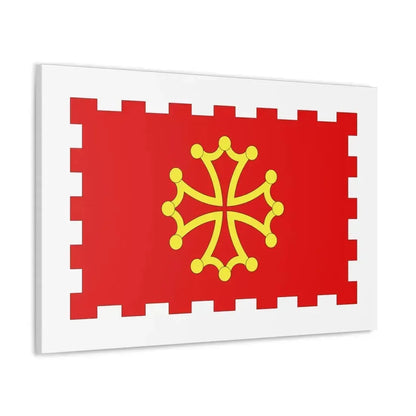 Flag of Aude France 2 - Canvas Wall Art - The Sticker Space