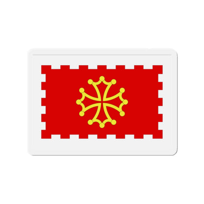 Flag of Aude France 2 - Die-Cut Magnet-2" x 2"-The Sticker Space