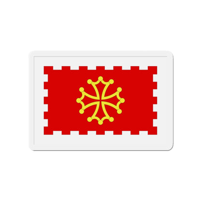 Flag of Aude France 2 - Die-Cut Magnet-3" x 3"-The Sticker Space