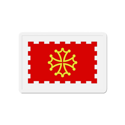 Flag of Aude France 2 - Die-Cut Magnet-4" x 4"-The Sticker Space