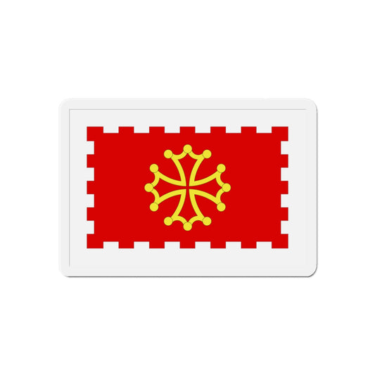 Flag of Aude France 2 - Die-Cut Magnet-6 × 6"-The Sticker Space