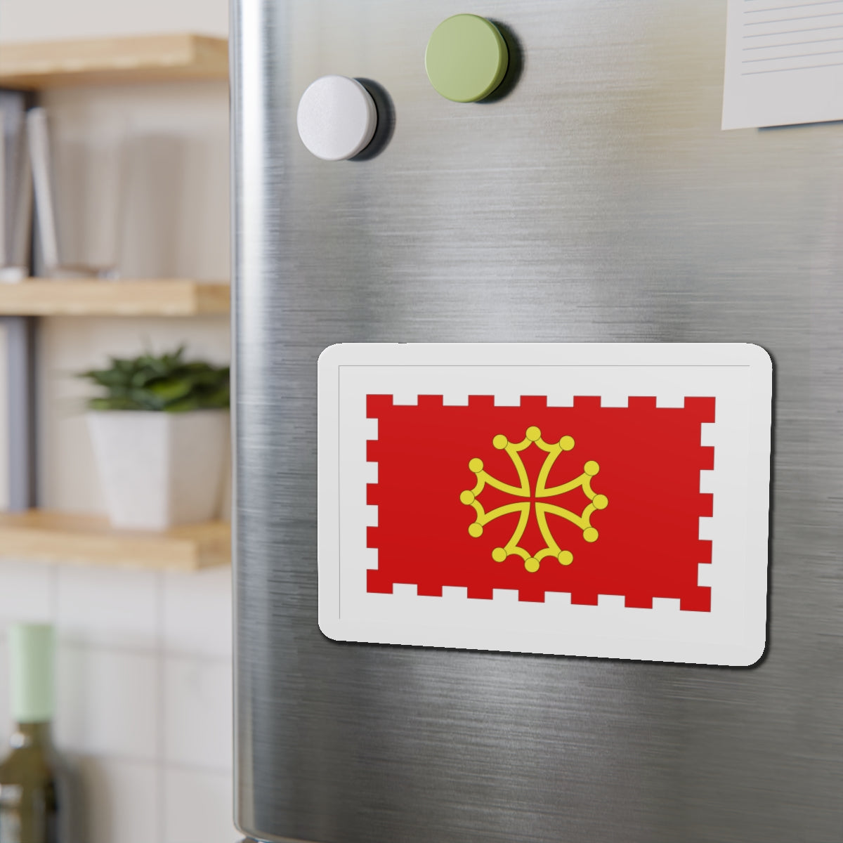 Flag of Aude France 2 - Die-Cut Magnet-The Sticker Space