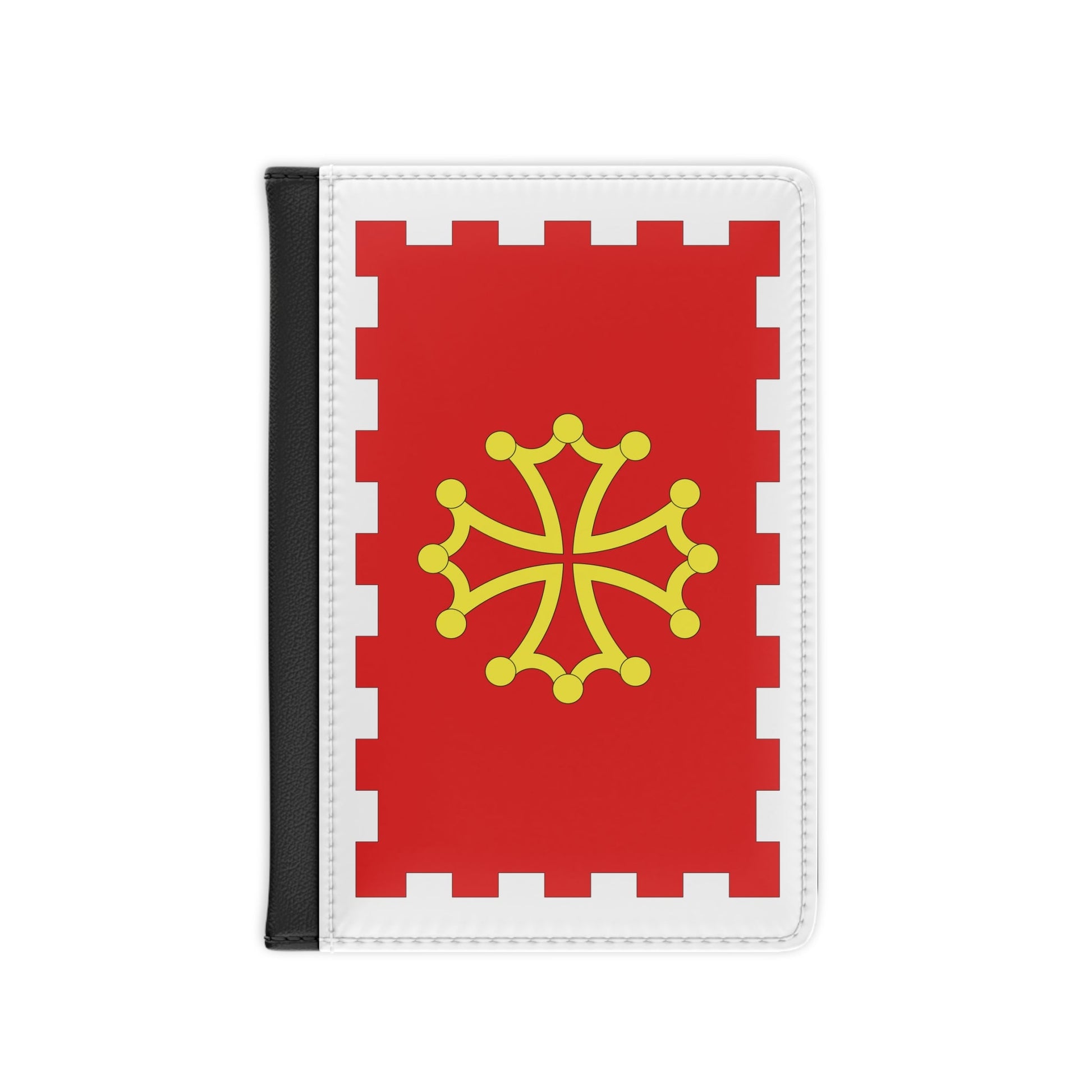 Flag of Aude France 2 - Passport Holder-3.9" x 5.8"-The Sticker Space