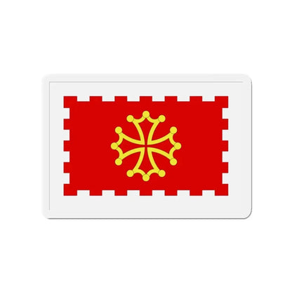 Flag of Aude France 2 - Refrigerator Magnet 3 Inch - The Sticker Space