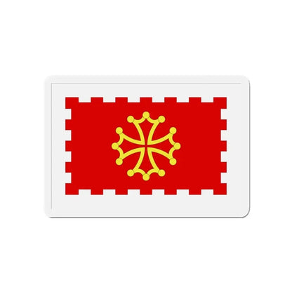 Flag of Aude France 2 - Refrigerator Magnet 4 Inch - The Sticker Space