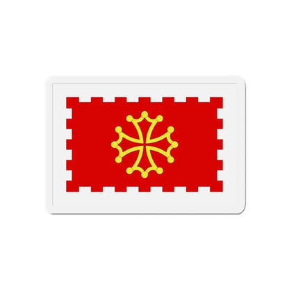 Flag of Aude France 2 - Refrigerator Magnet 5 Inch - The Sticker Space