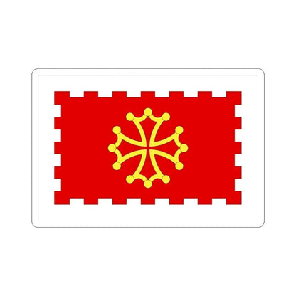 Flag of Aude France 2 STICKER Vinyl Die-Cut Decal 4 Inch - The Sticker Space