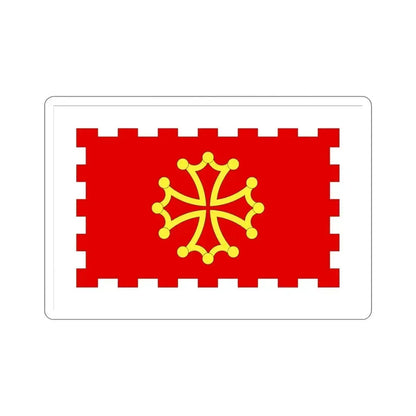 Flag of Aude France 2 STICKER Vinyl Die-Cut Decal 5 Inch - The Sticker Space