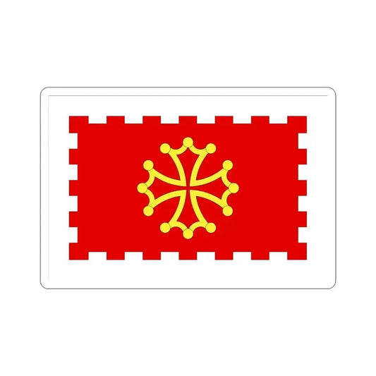 Flag of Aude France 2 STICKER Vinyl Die-Cut Decal 6 Inch - The Sticker Space