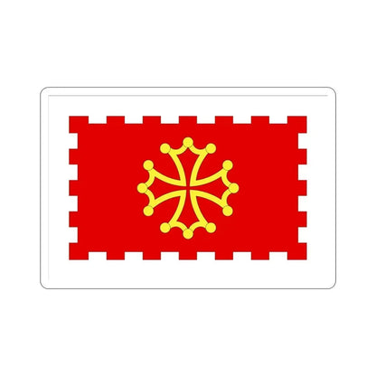Flag of Aude France 2 STICKER Vinyl Die-Cut Decal 6 Inch - The Sticker Space