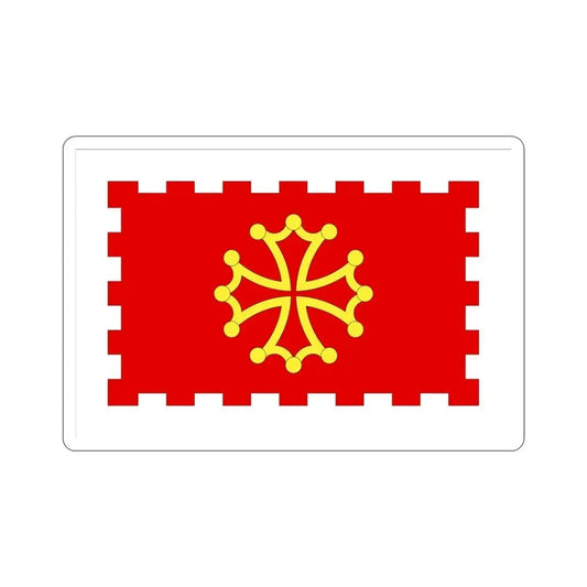 Flag of Aude France 2 STICKER Vinyl Die-Cut Decal 6 Inch - The Sticker Space
