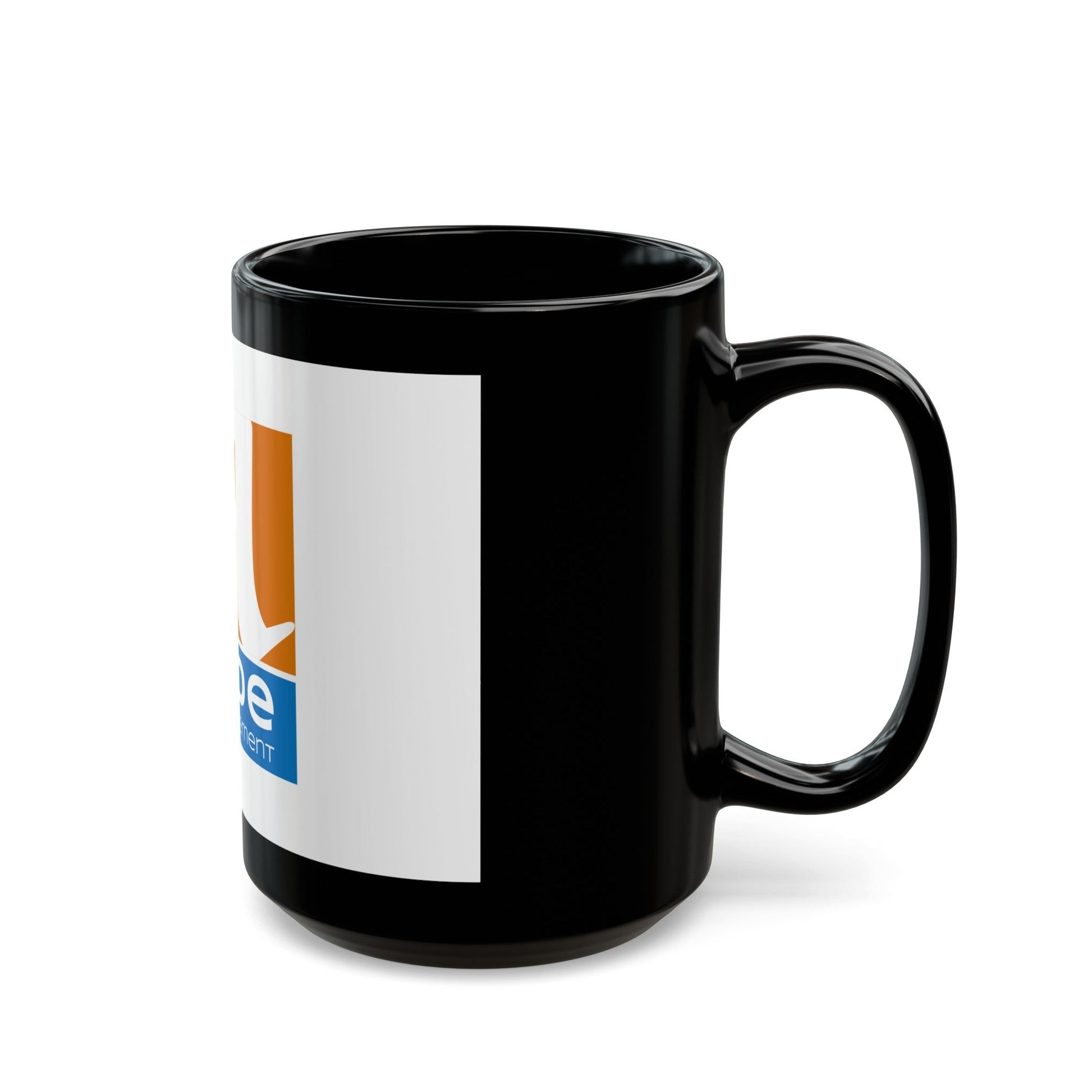 Flag of Aude France - Black Coffee Mug-The Sticker Space