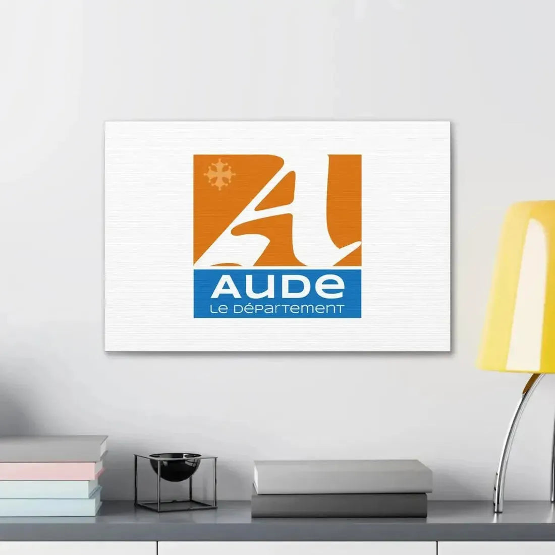 Flag of Aude France - Canvas Wall Art - The Sticker Space