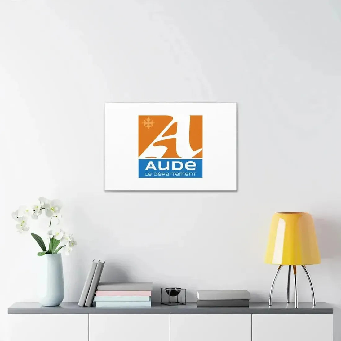 Flag of Aude France - Canvas Wall Art - The Sticker Space