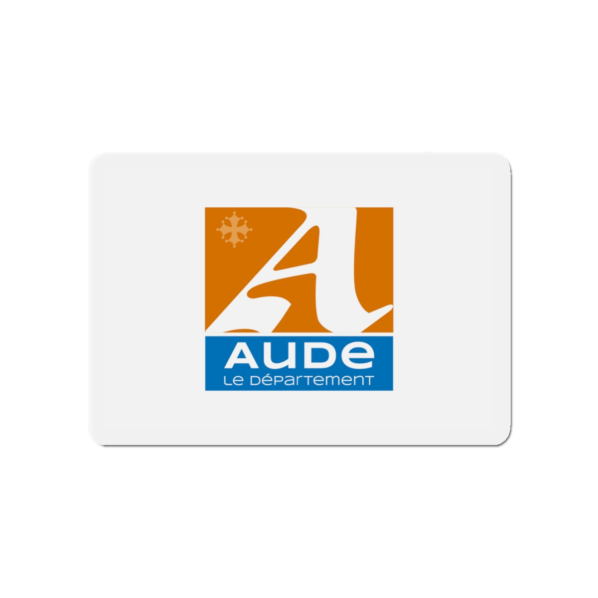 Flag of Aude France - Die-Cut Magnet-4" x 4"-The Sticker Space