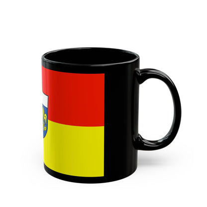 Flag of Augsburg Germany - Black Coffee Mug-The Sticker Space