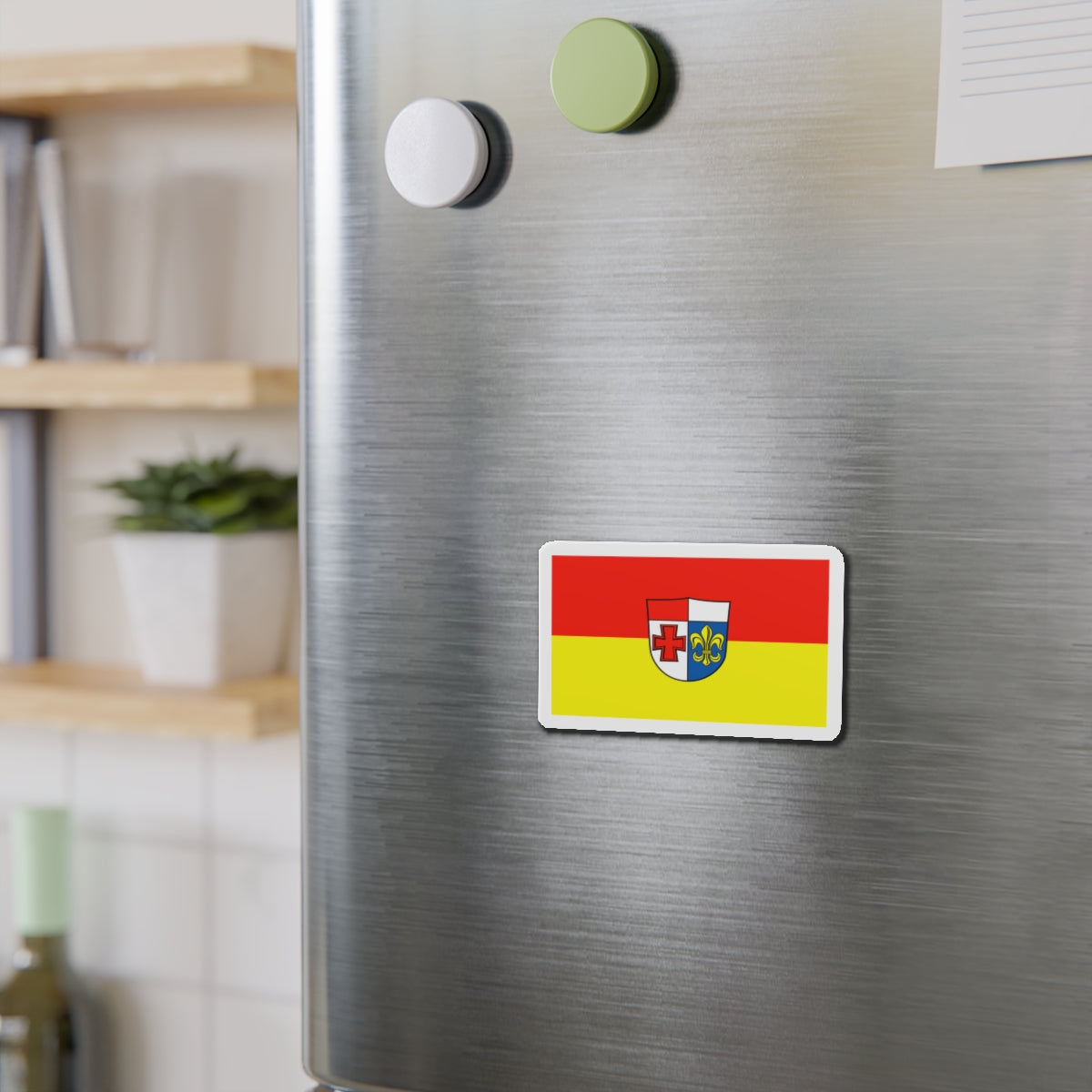 Flag of Augsburg Germany - Die-Cut Magnet-The Sticker Space