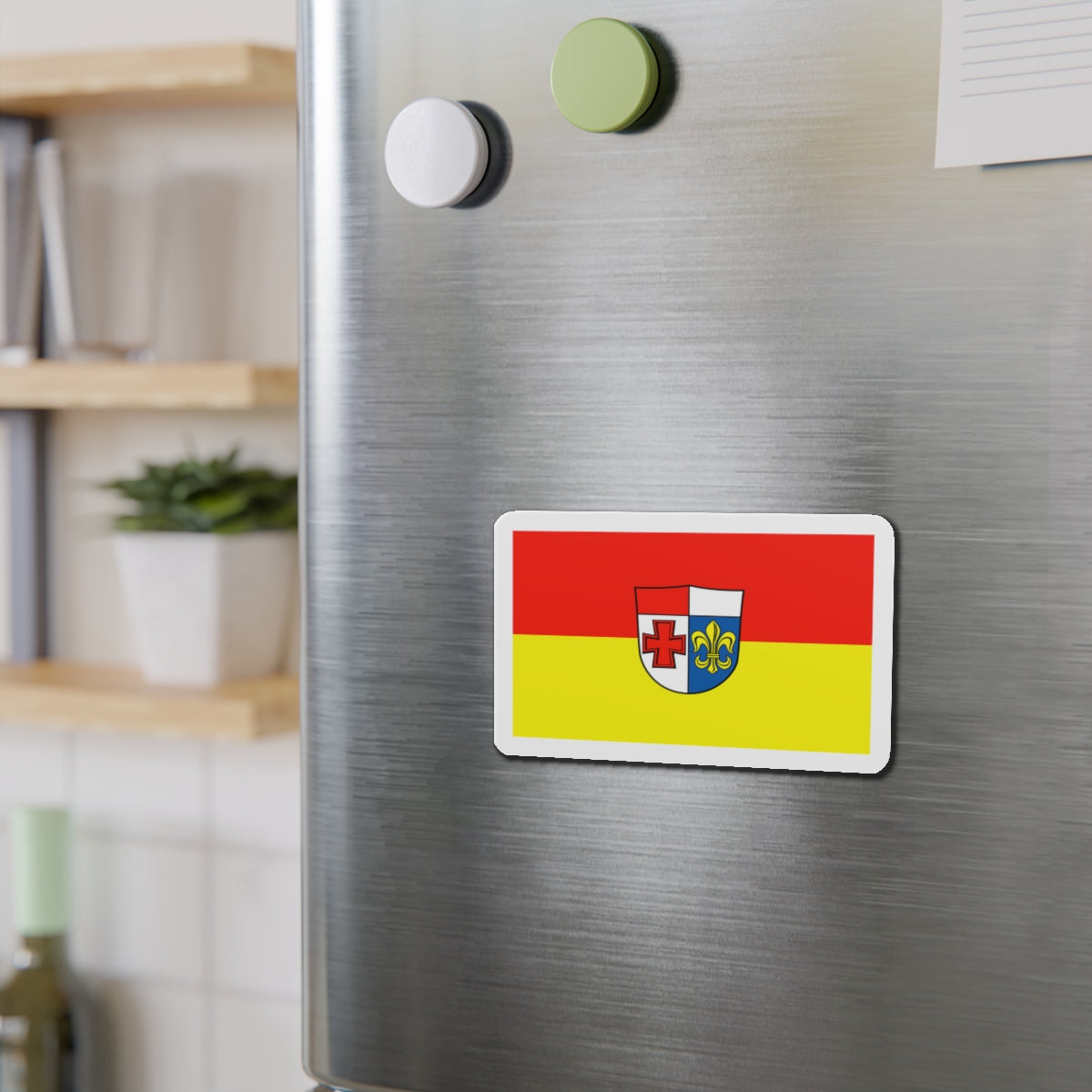 Flag of Augsburg Germany - Die-Cut Magnet-The Sticker Space