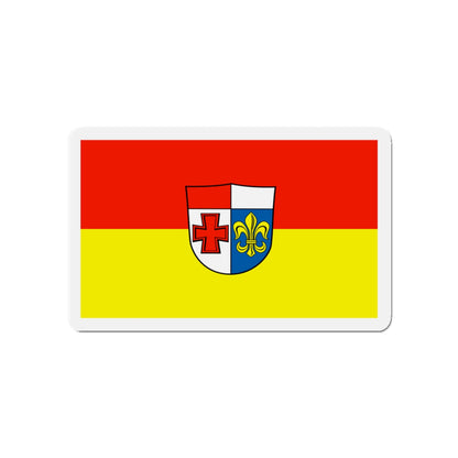 Flag of Augsburg Germany - Die-Cut Magnet-4" x 4"-The Sticker Space