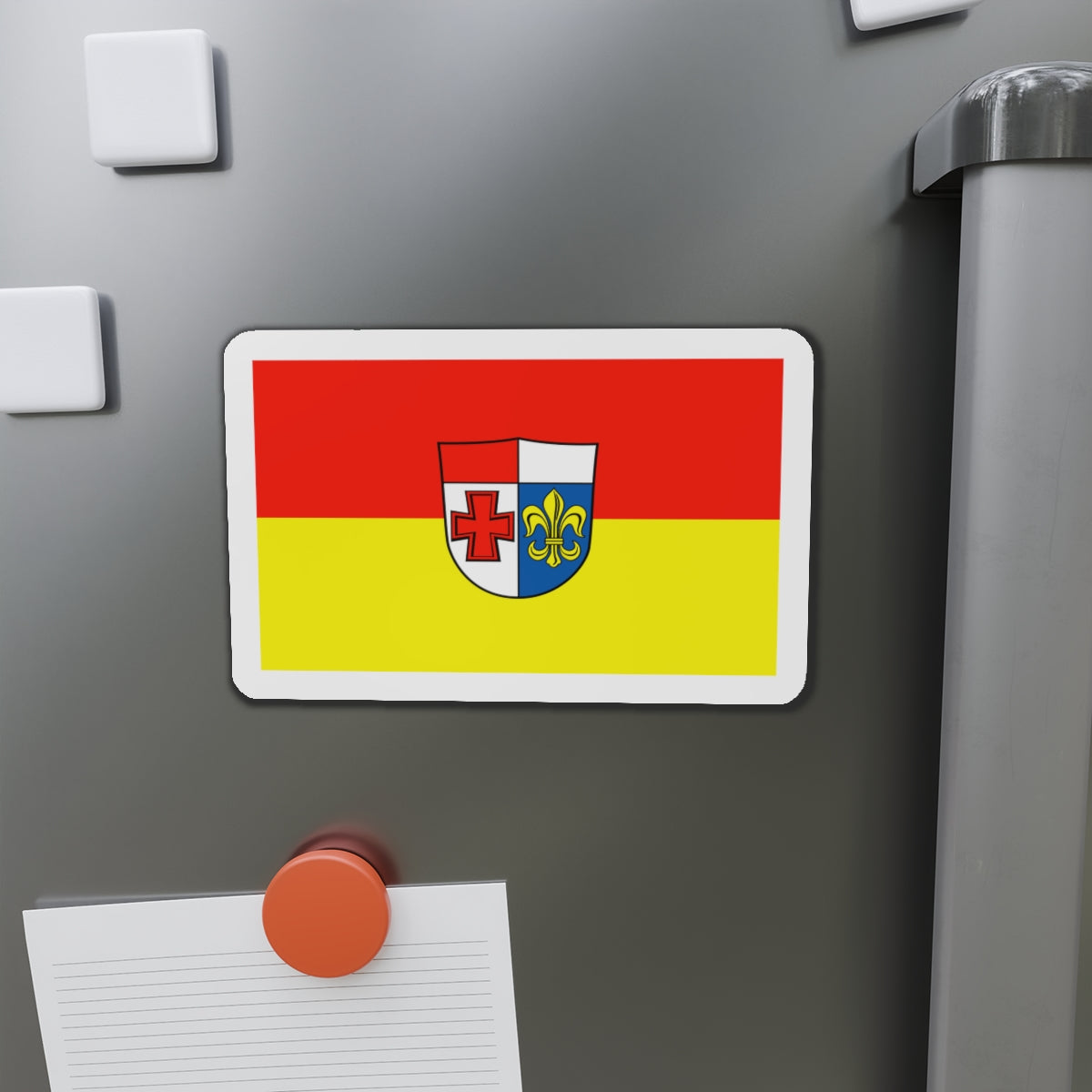 Flag of Augsburg Germany - Die-Cut Magnet-The Sticker Space