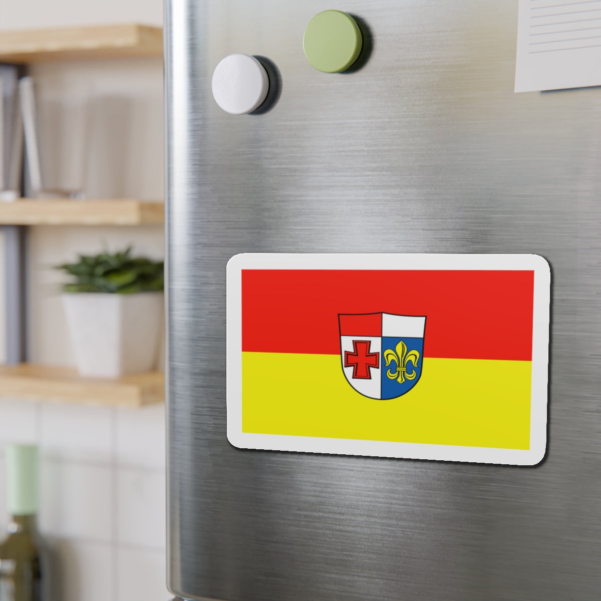 Flag of Augsburg Germany - Die-Cut Magnet-The Sticker Space