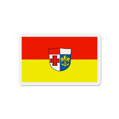 Flag of Augsburg Germany - Refrigerator Magnet 5 Inch - The Sticker Space
