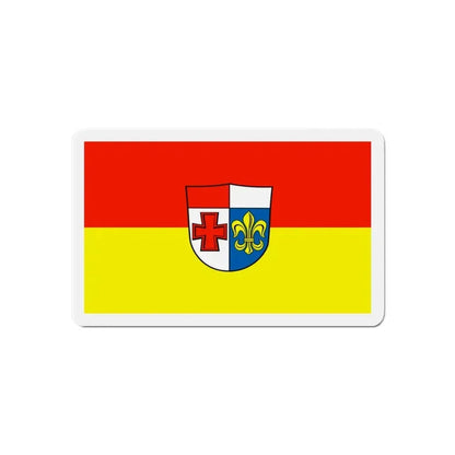 Flag of Augsburg Germany - Refrigerator Magnet 6 Inch - The Sticker Space