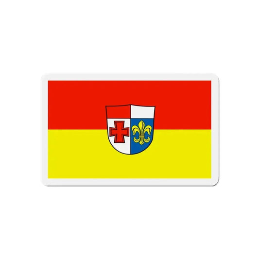 Flag of Augsburg Germany - Refrigerator Magnet 6 Inch - The Sticker Space