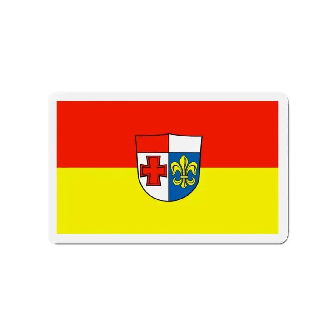 Flag of Augsburg Germany - Refrigerator Magnet - The Sticker Space