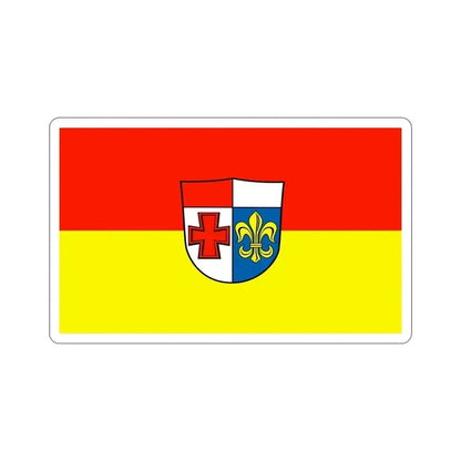 Flag of Augsburg Germany STICKER Vinyl Die-Cut Decal 6 Inch - The Sticker Space