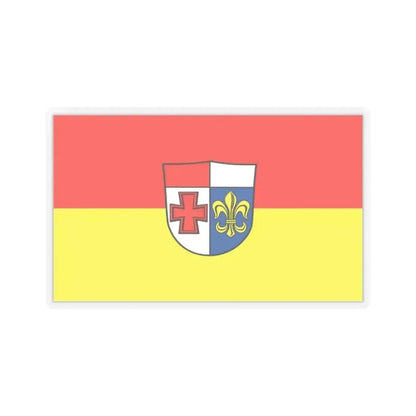 Flag of Augsburg Germany - STICKER Vinyl Kiss-Cut Decal 2 Inch Transparent - The Sticker Space