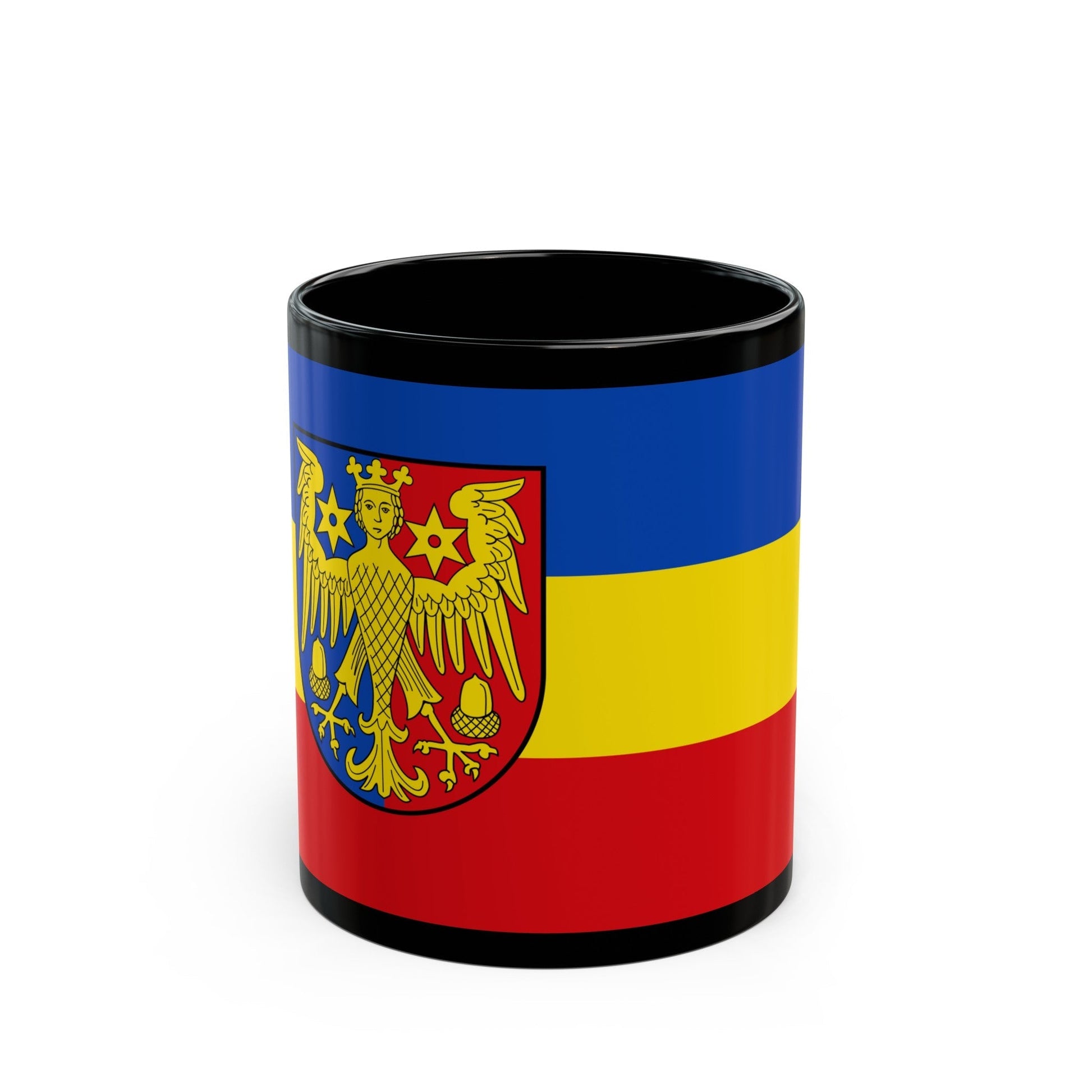 Flag of Aurich Germany - Black Coffee Mug-11oz-The Sticker Space