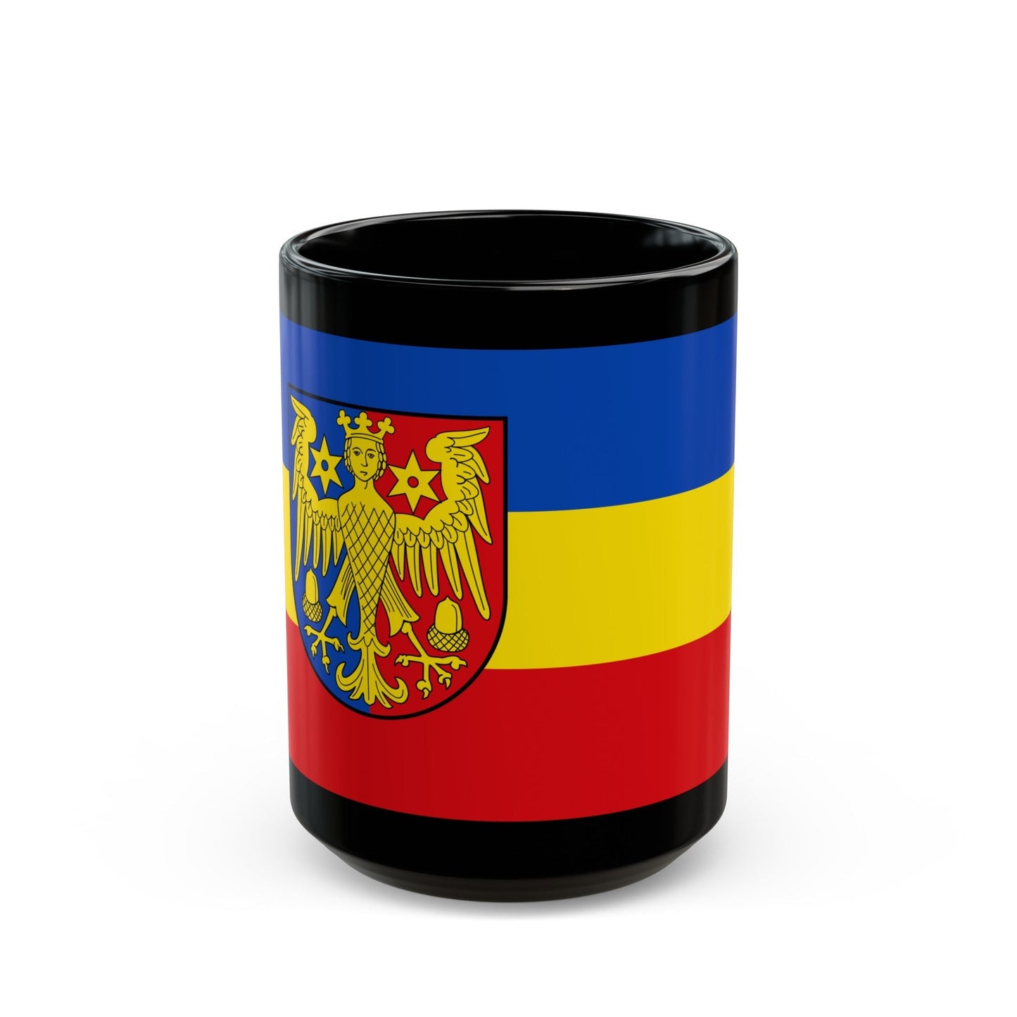 Flag of Aurich Germany - Black Coffee Mug-15oz-The Sticker Space