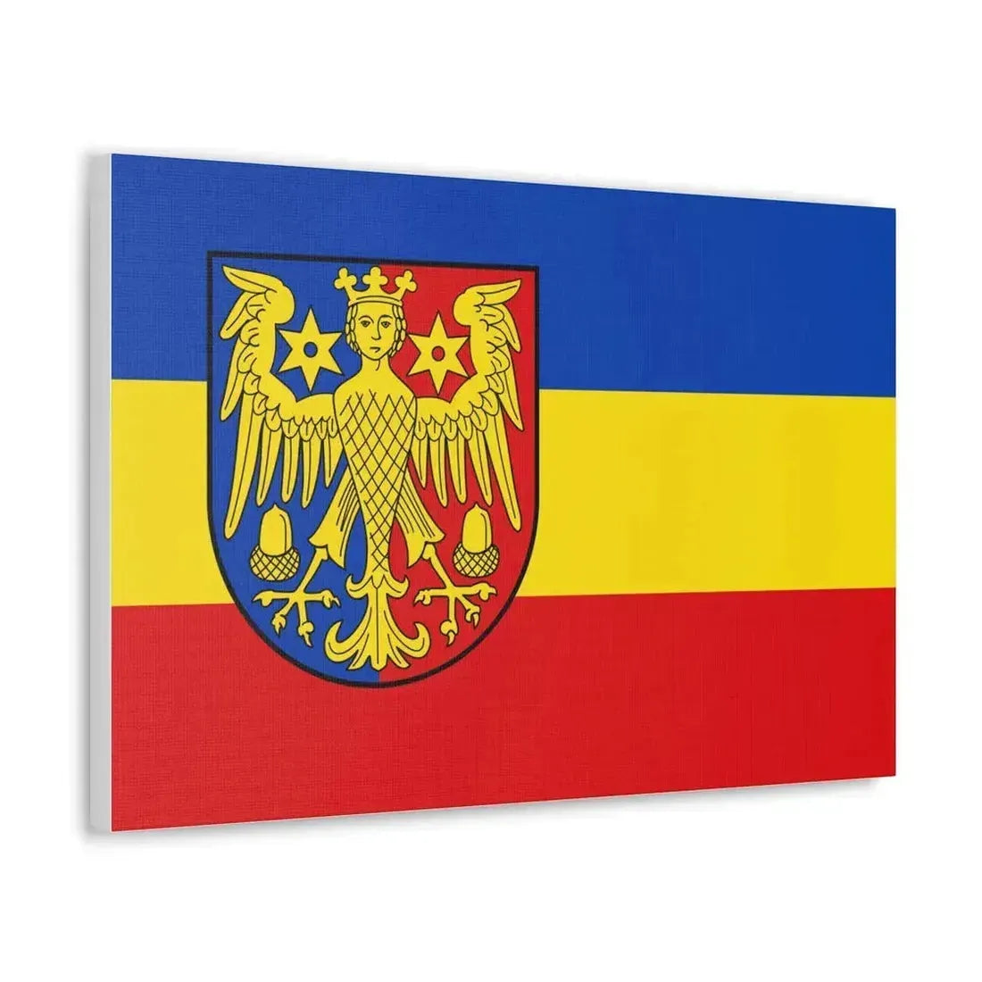 Flag of Aurich Germany - Canvas Wall Art - The Sticker Space
