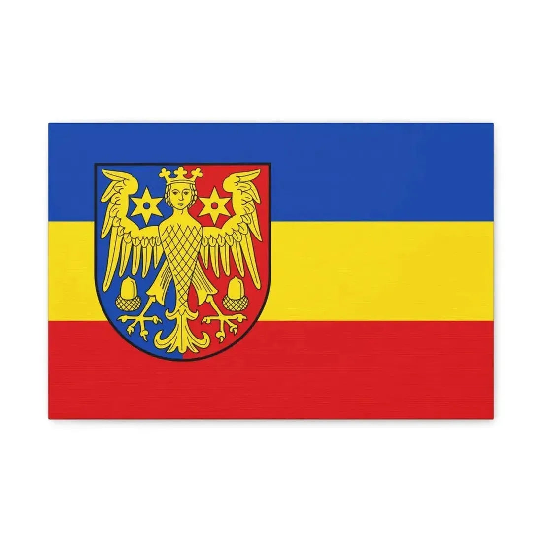 Flag of Aurich Germany - Canvas Wall Art - The Sticker Space