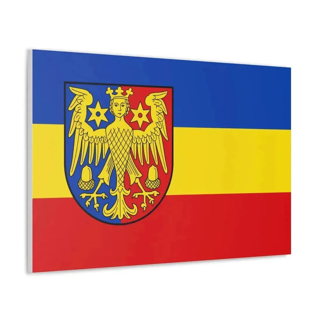 Flag of Aurich Germany - Canvas Wall Art - The Sticker Space