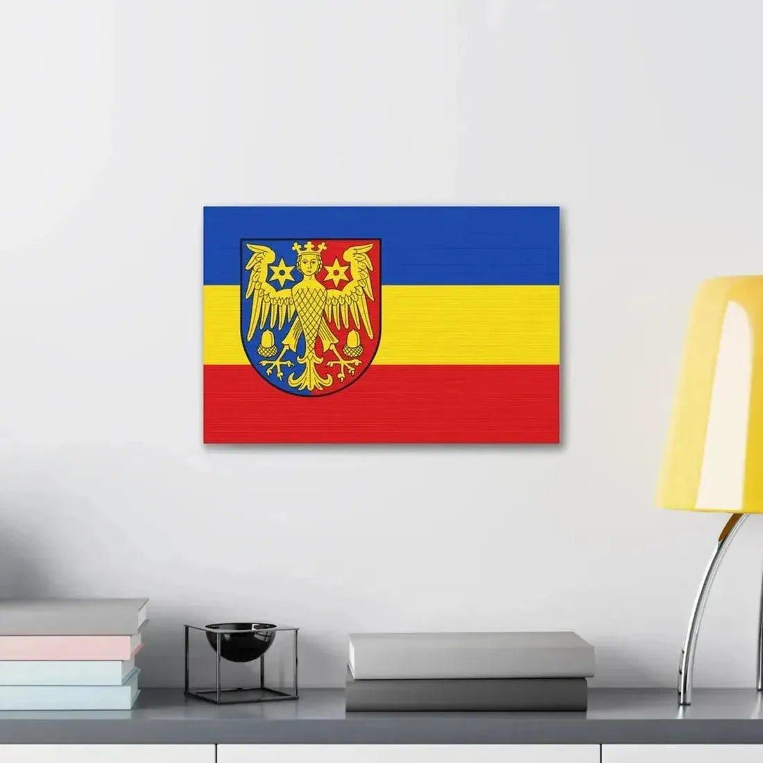 Flag of Aurich Germany - Canvas Wall Art - The Sticker Space