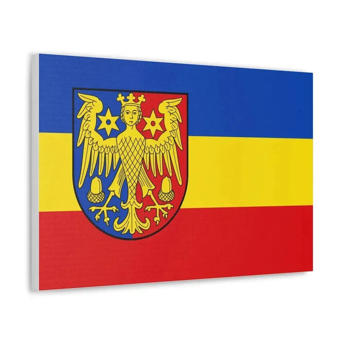 Flag of Aurich Germany - Canvas Wall Art - The Sticker Space