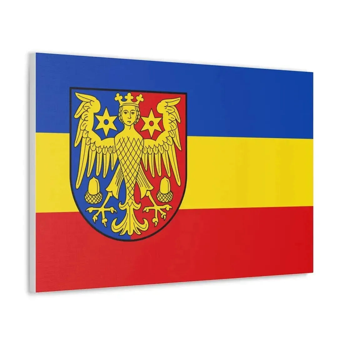 Flag of Aurich Germany - Canvas Wall Art - The Sticker Space