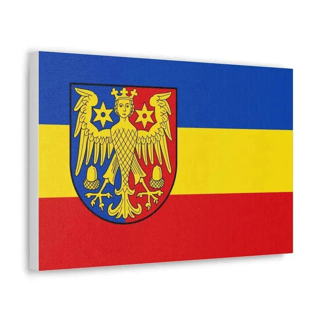 Flag of Aurich Germany - Canvas Wall Art - The Sticker Space
