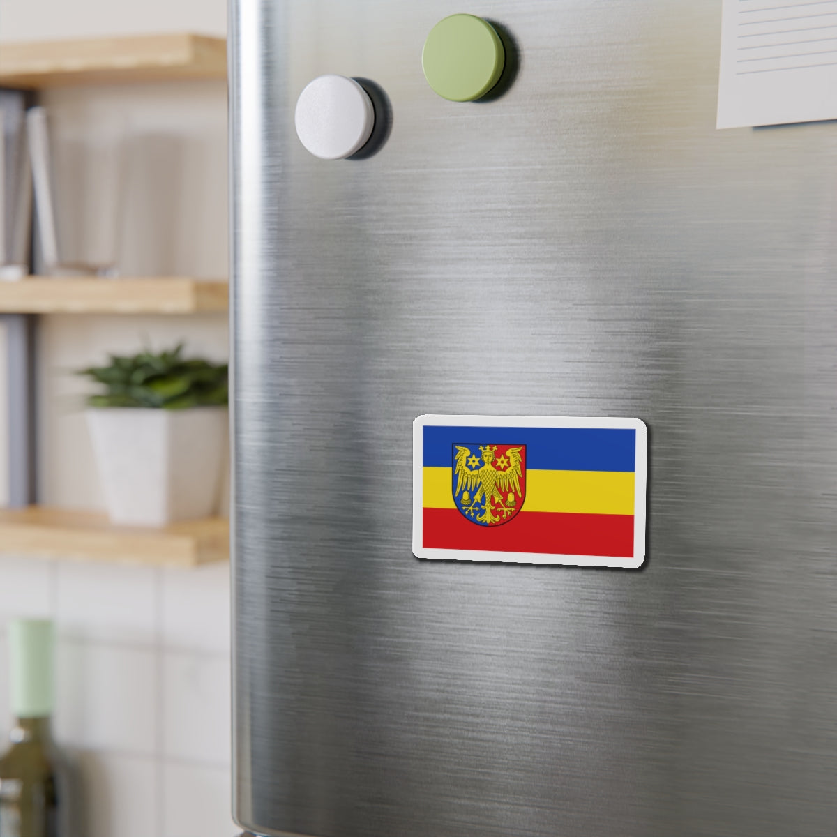 Flag of Aurich Germany - Die-Cut Magnet-The Sticker Space