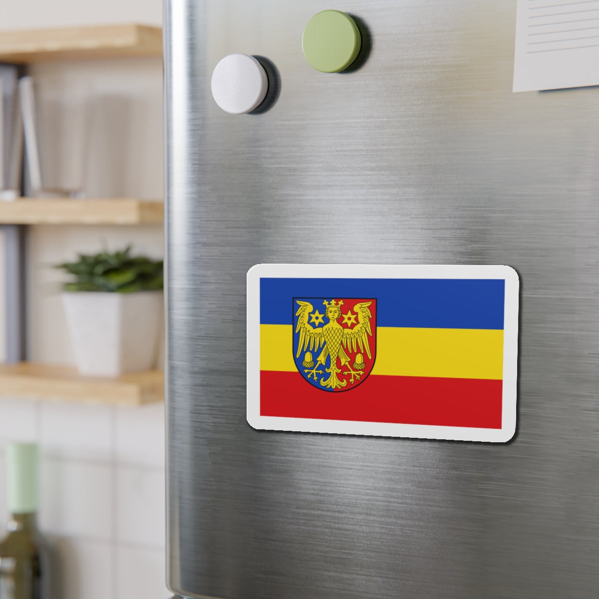 Flag of Aurich Germany - Die-Cut Magnet-The Sticker Space