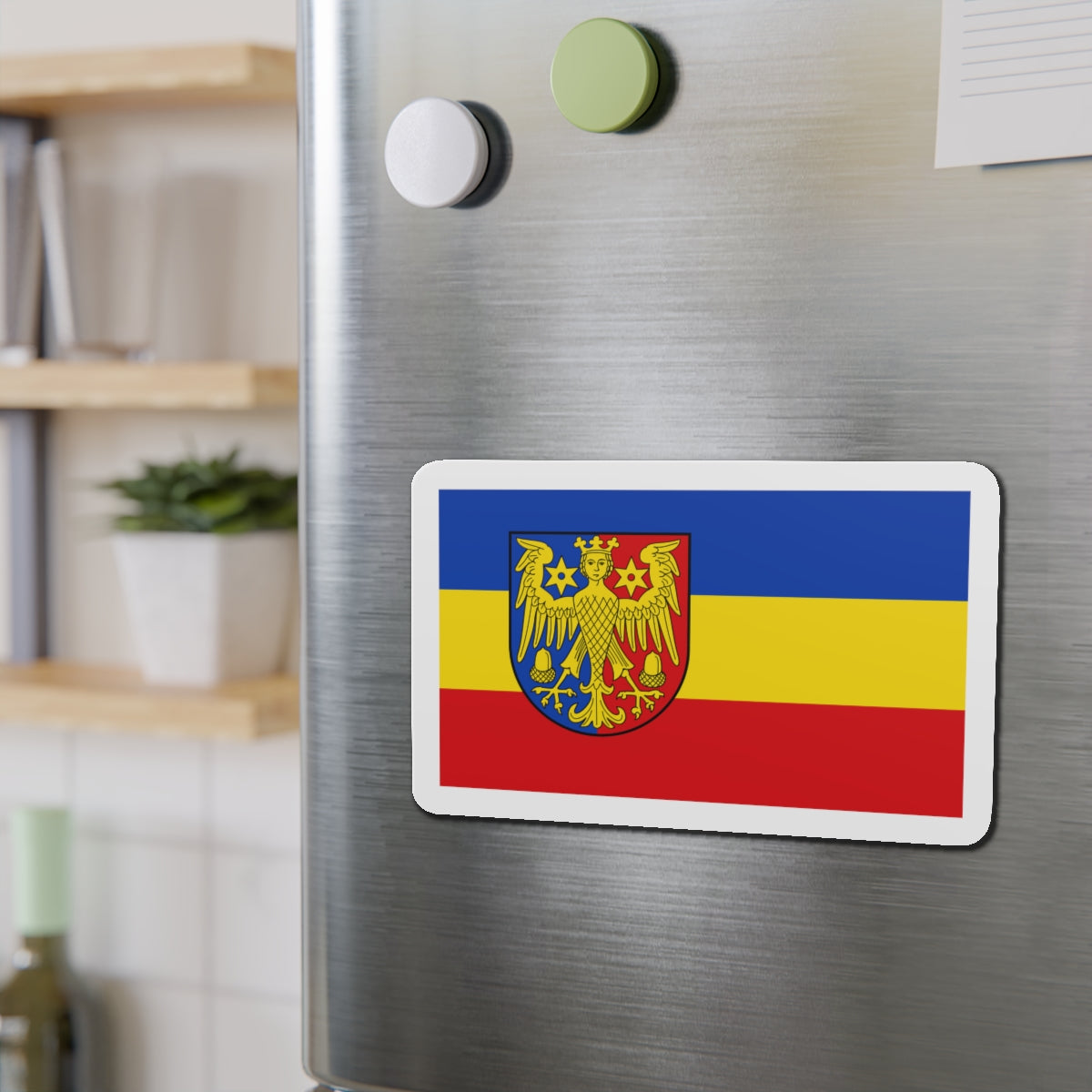 Flag of Aurich Germany - Die-Cut Magnet-The Sticker Space