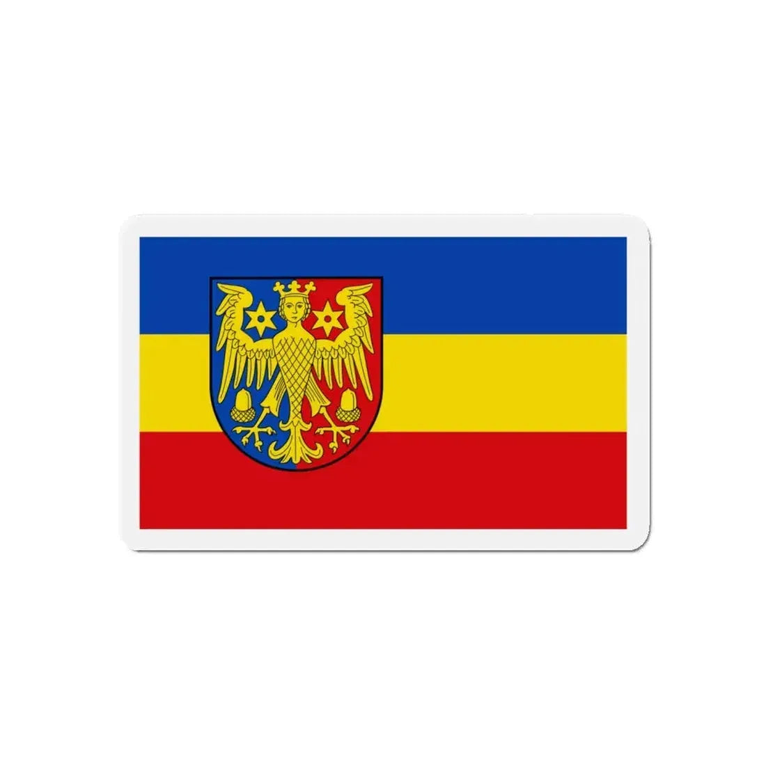 Flag of Aurich Germany - Refrigerator Magnet 5 Inch - The Sticker Space