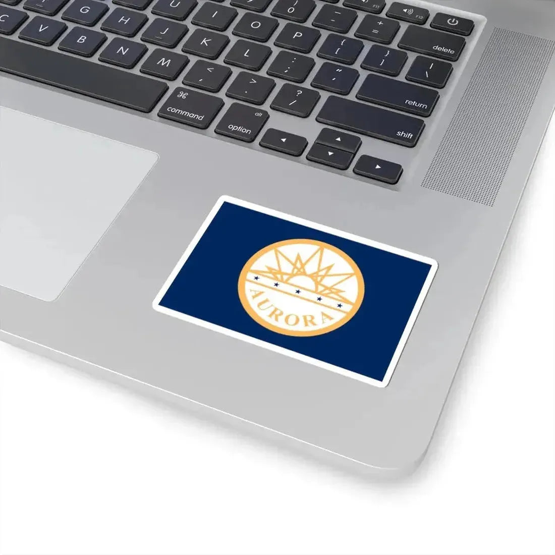 Flag of Aurora Colorado (United States) STICKER Vinyl Kiss-Cut Decal - The Sticker Space