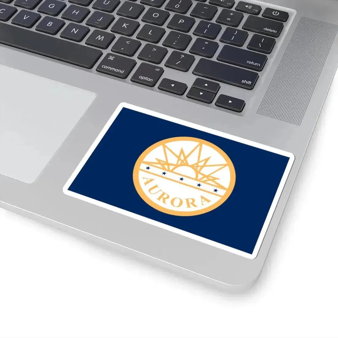 Flag of Aurora Colorado (United States) STICKER Vinyl Kiss-Cut Decal - The Sticker Space