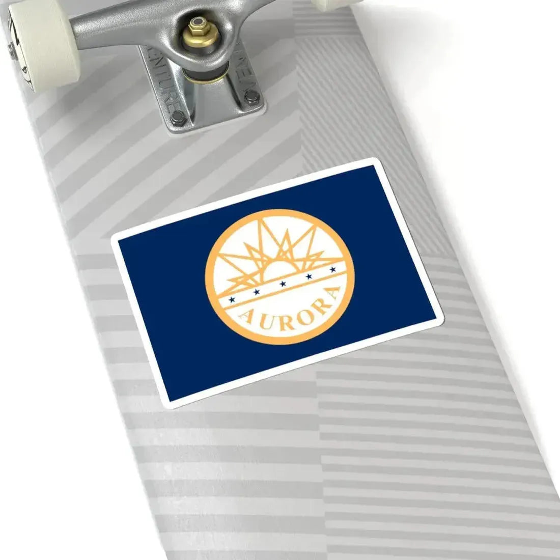 Flag of Aurora Colorado (United States) STICKER Vinyl Kiss-Cut Decal - The Sticker Space