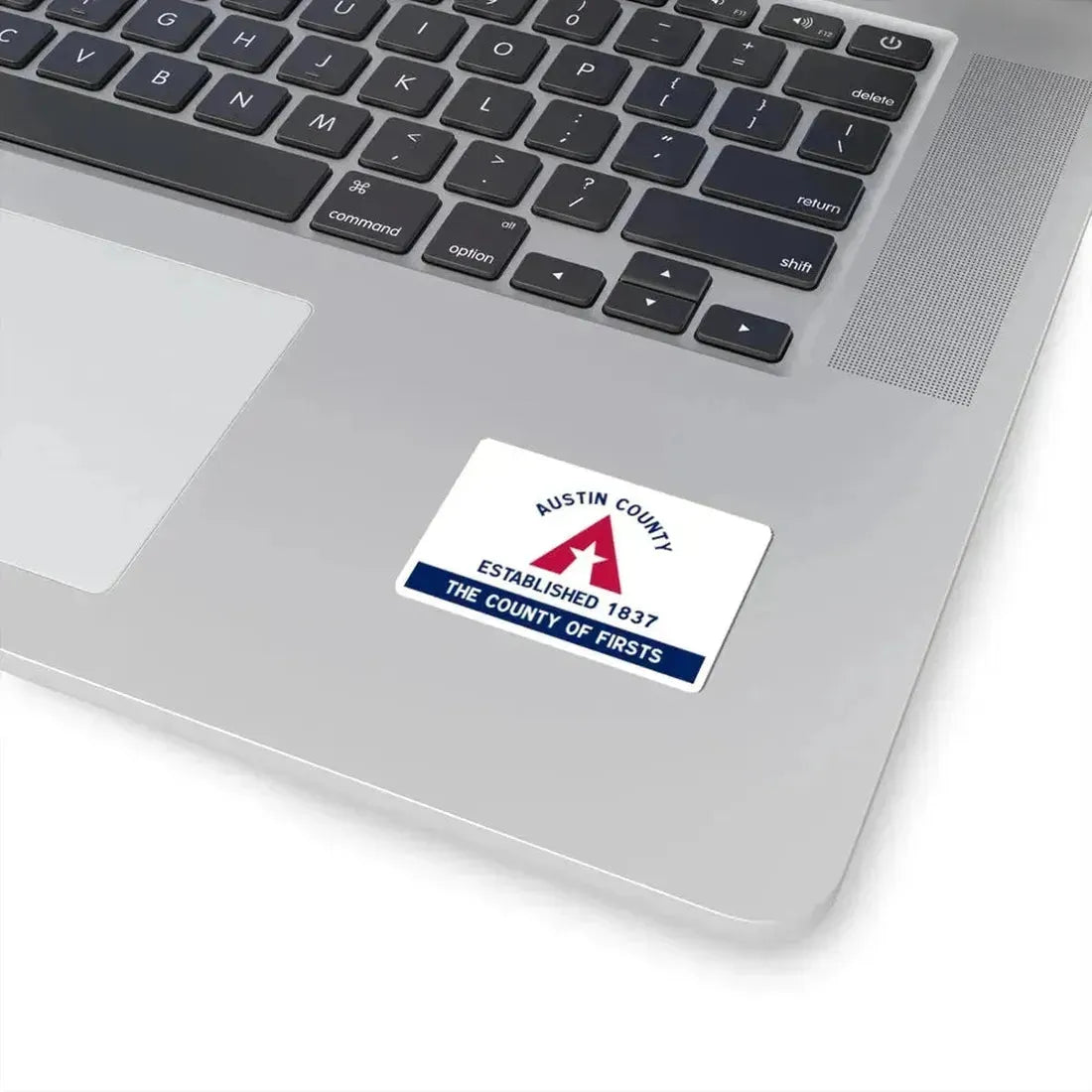 Flag of Austin County Texas (United States) STICKER Vinyl Kiss-Cut Decal - The Sticker Space