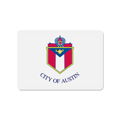 Flag of Austin Texas - Die-Cut Magnet-3" x 3"-The Sticker Space